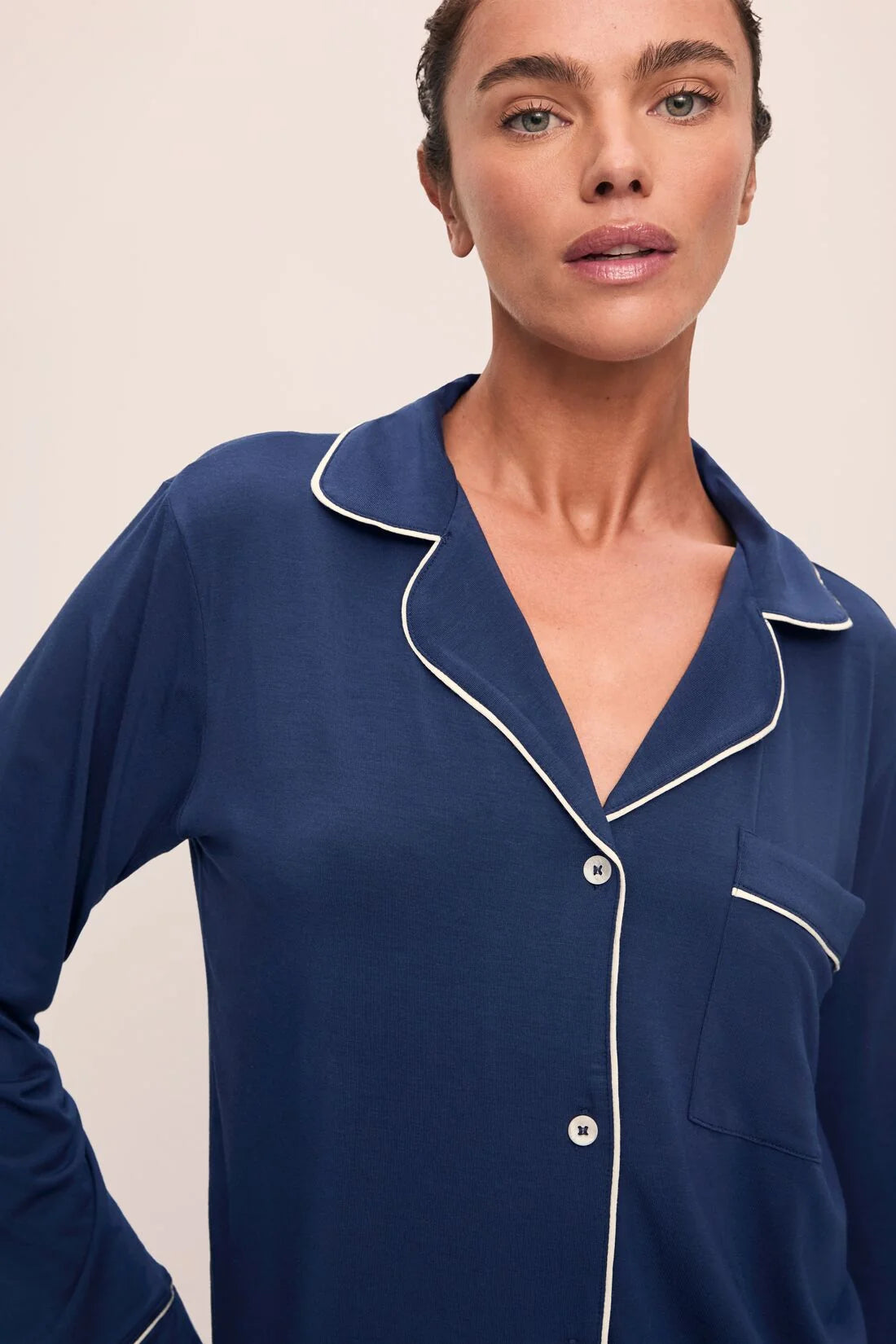 Gisele Long PJ - Navy/Ivory