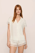 Malou Shortie PJ - Ivory