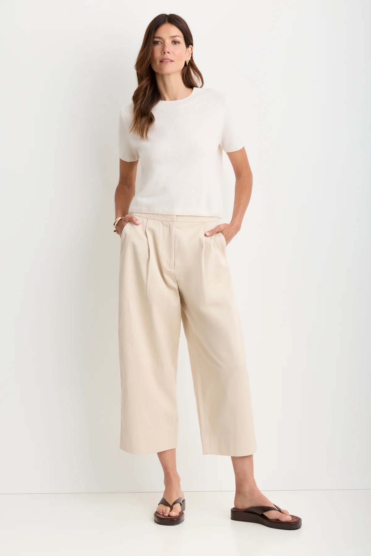 Kadri Cashmere Tee - Ivory