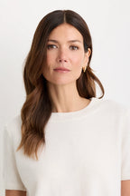 Kadri Cashmere Tee - Ivory