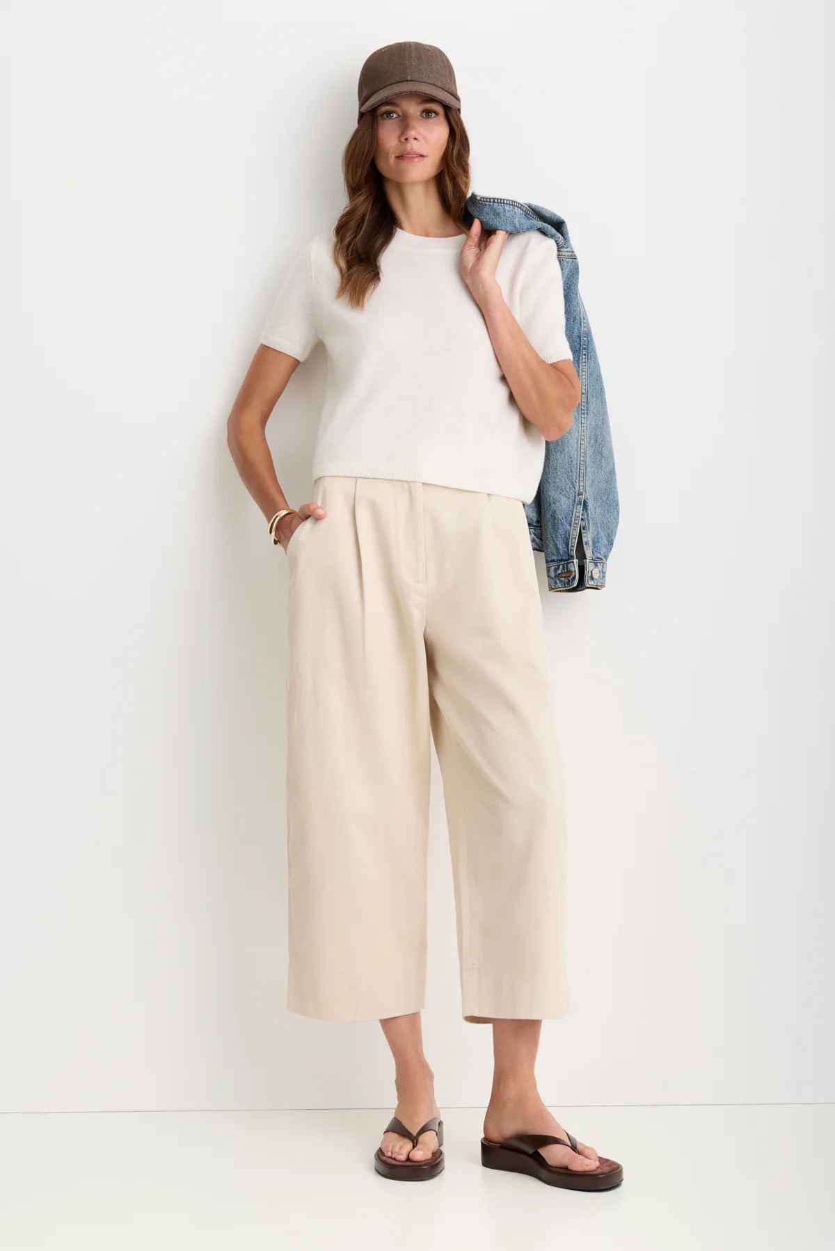 Kadri Cashmere Tee - Ivory