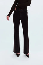 Kinsley Mid Rise Ultra Flare Pant - Mocha