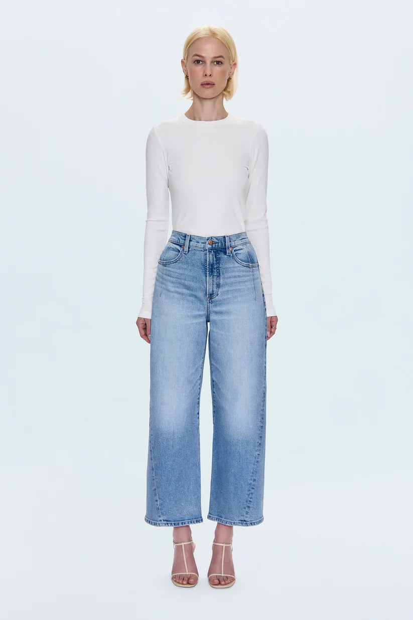 Kyra High Rise Bowed Ankle