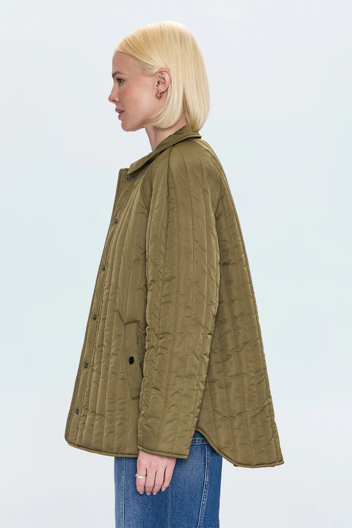 Sawyer Quilted Barn Jacket - Olive