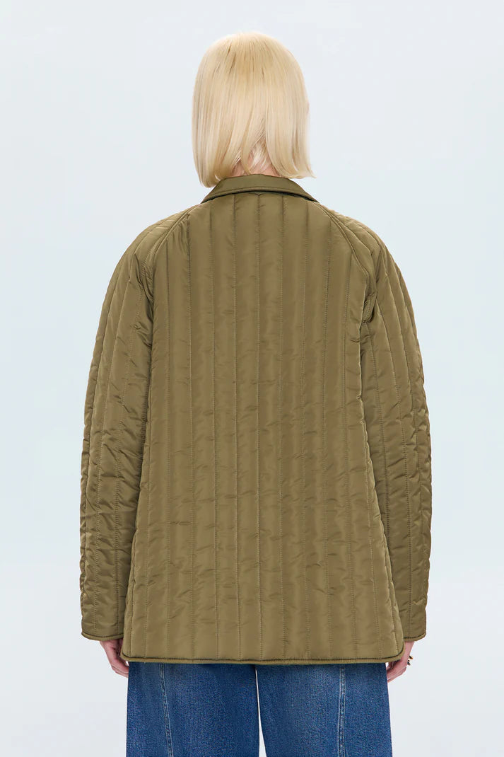 Sawyer Quilted Barn Jacket - Olive