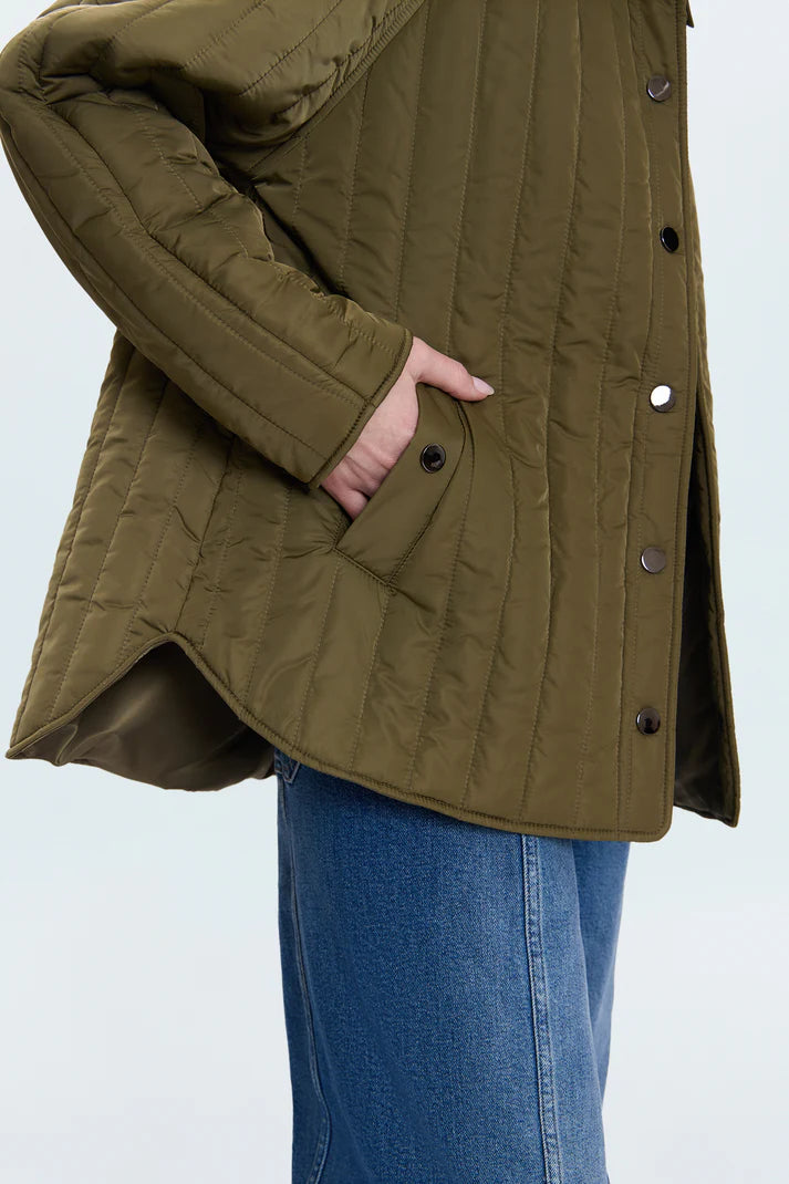 Sawyer Quilted Barn Jacket - Olive