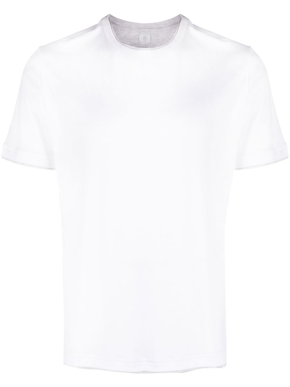 Eleventy Double-layer Trim T-Shirt - White