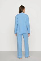 Gisele Long PJ - Summer Blue/White