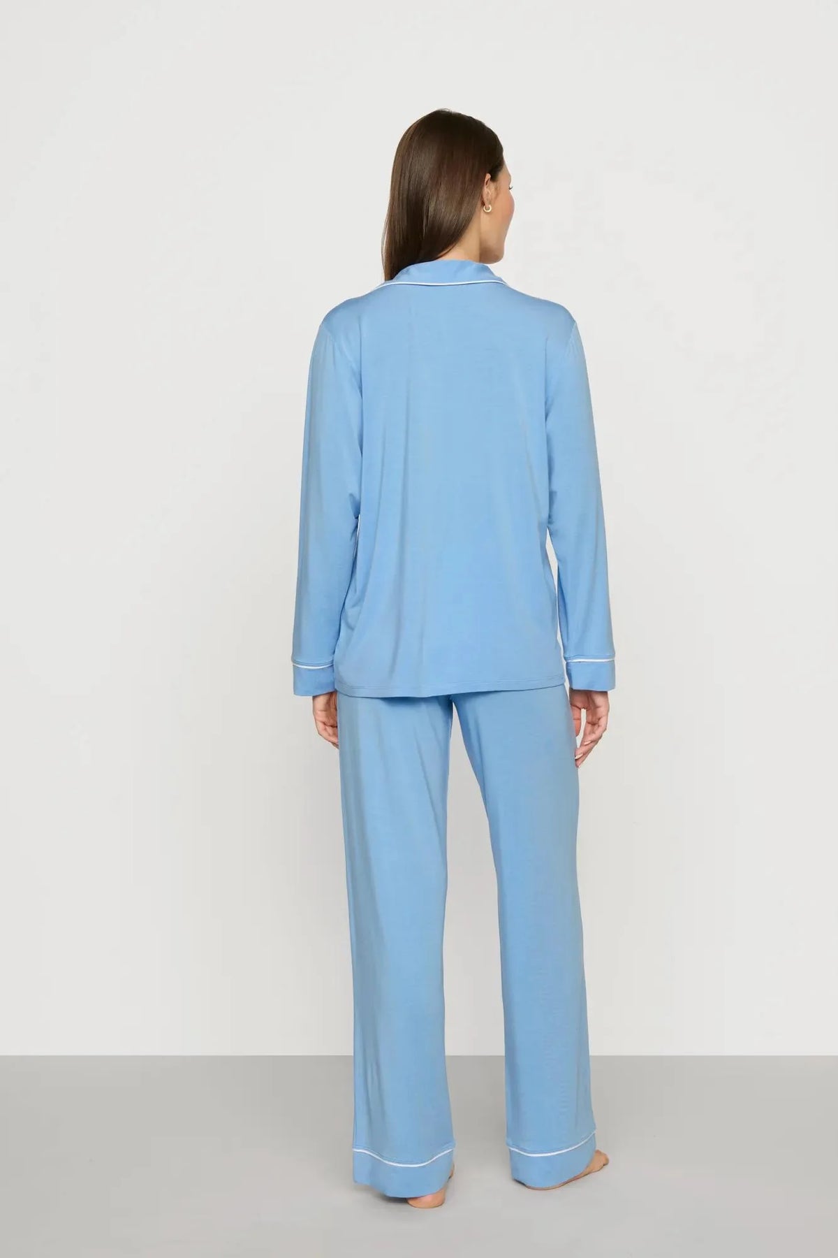 Gisele Long PJ - Summer Blue/White