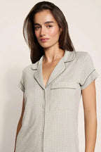 Gisele Shortie PJ - Geo Mod Desert Sage/Desert Sage