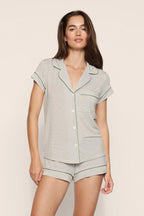 Gisele Shortie PJ - Geo Mod Desert Sage/Desert Sage