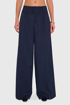 Noho Pants - Navy Manchester Pinstripe