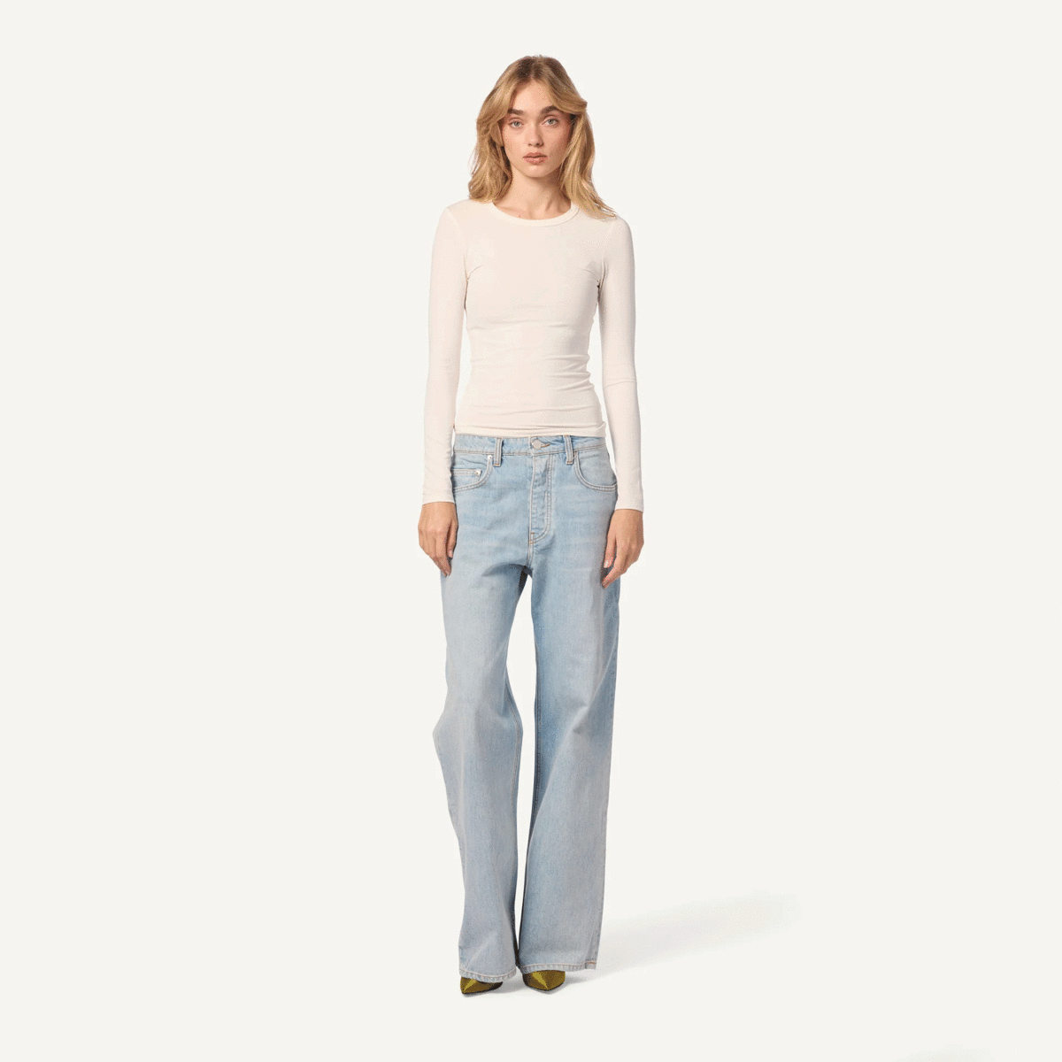 Sammy Relaxed Straight Leg Jean - Azure