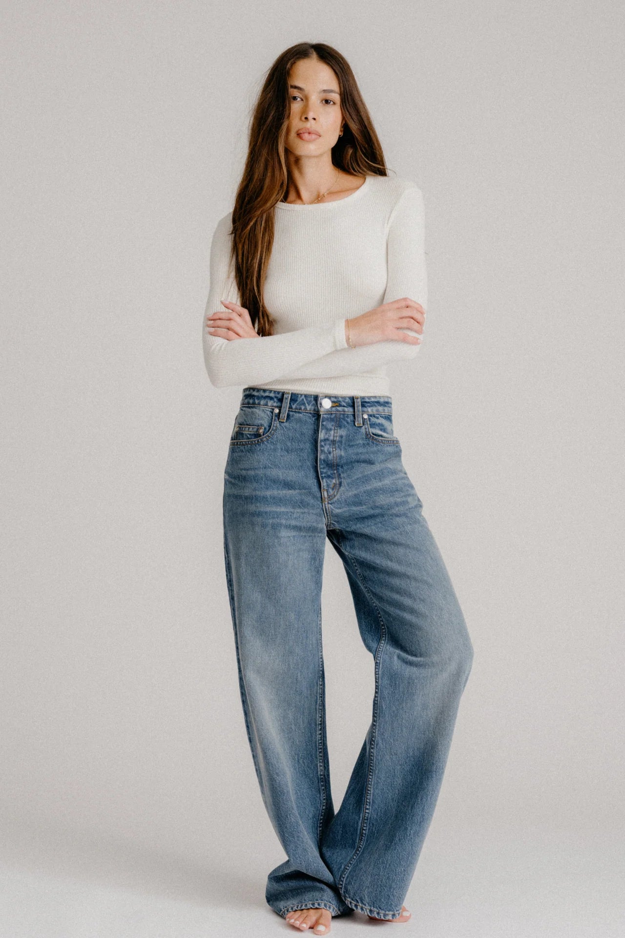 Sammy Relaxed Straight Leg Jean - Twilight