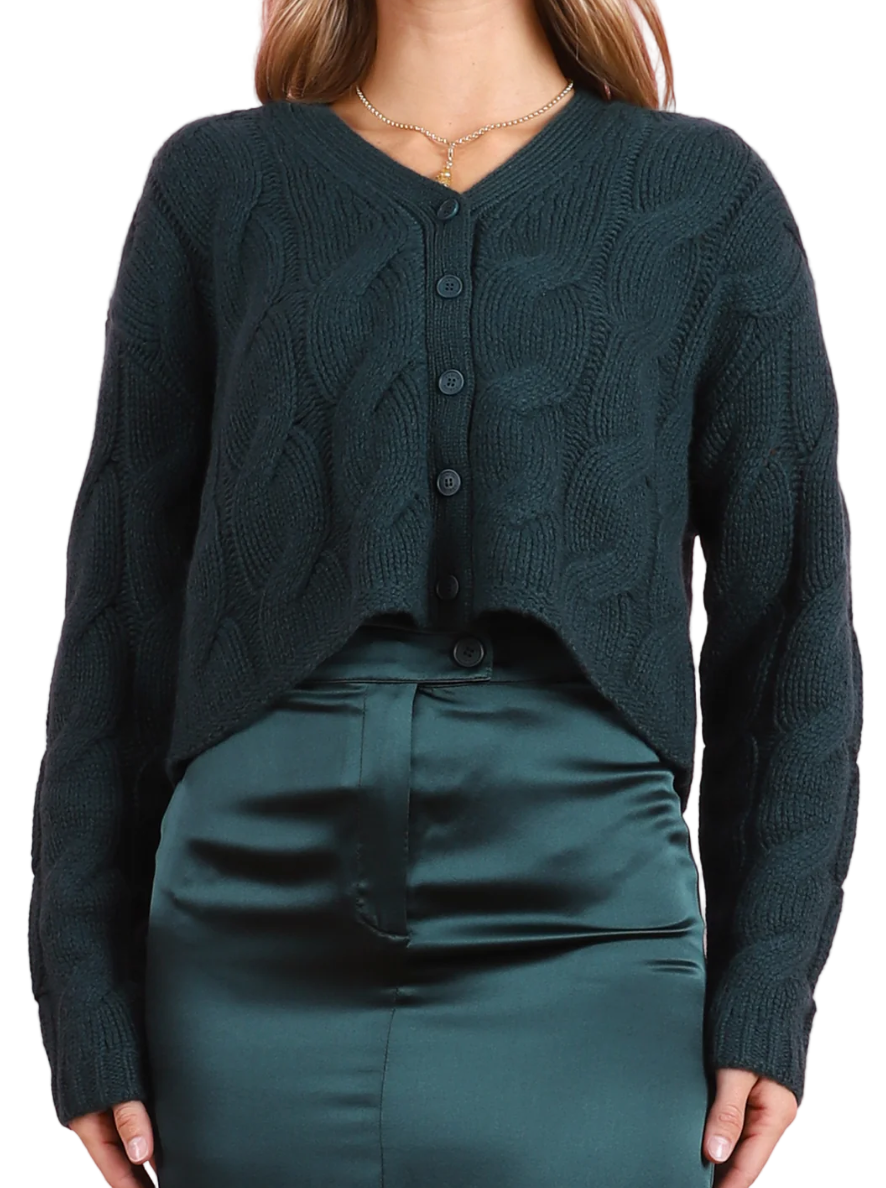 Jolie Cashmere Cardigan - Sacramento