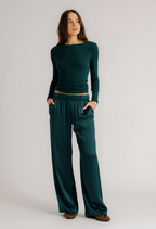 Brynn Pull On Silk Pant - Sacramento