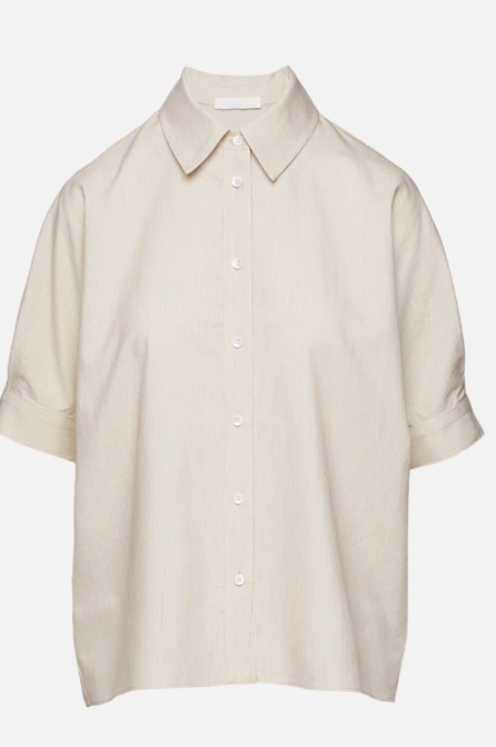 Gisele Relaxed Button Down - Multi Gardenia