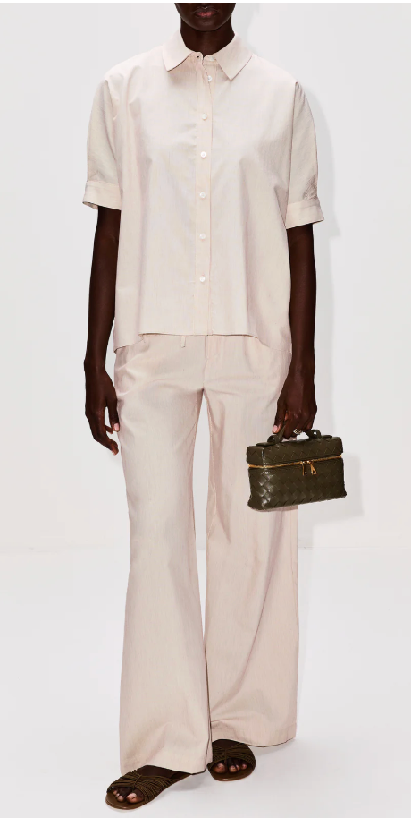 Gisele Relaxed Button Down - Multi Gardenia