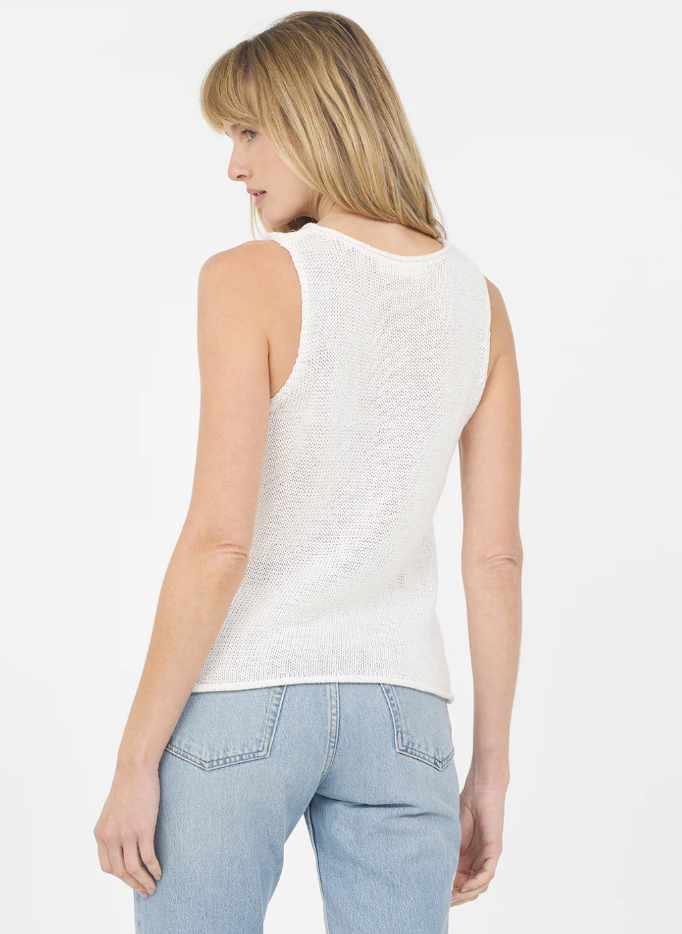Remi Sleeveless Top - Ivory