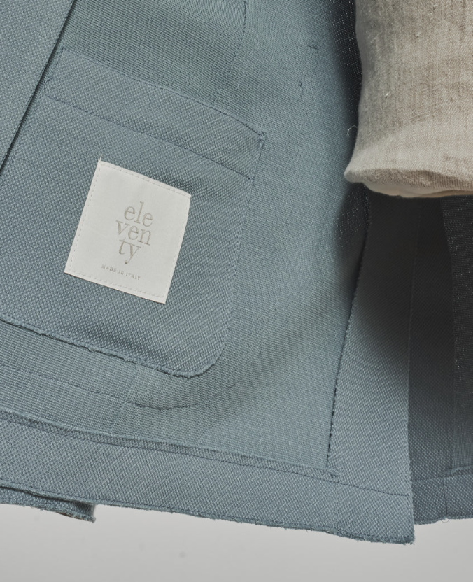 Eleventy Single Breasted Jacket - Denim