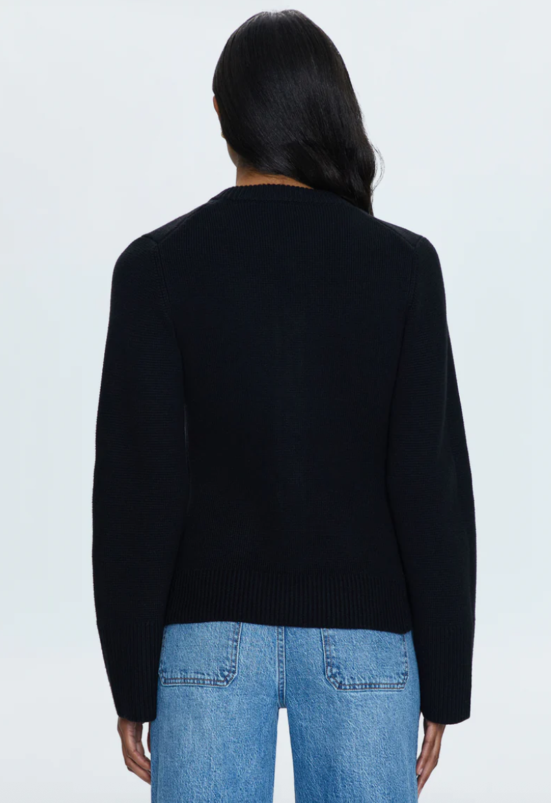 Dani Cinched Waist Cardigan - Noir