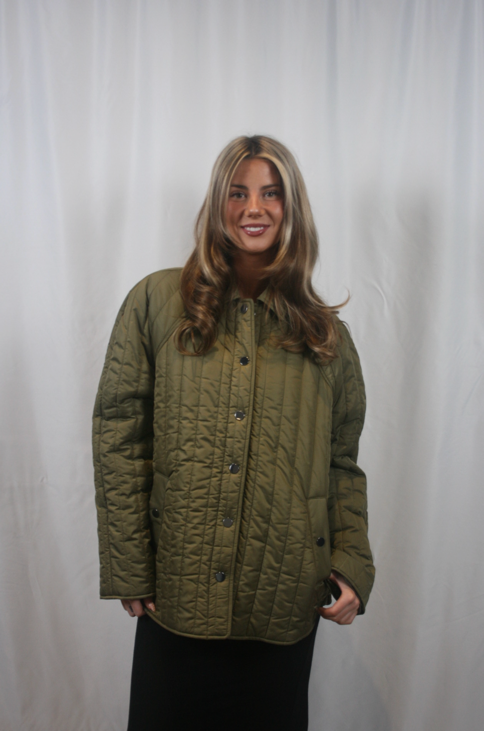Sawyer Quilted Barn Jacket - Olive