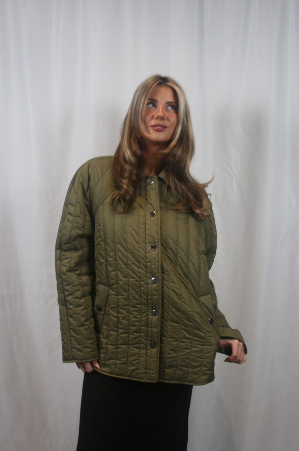 Sawyer Quilted Barn Jacket - Olive