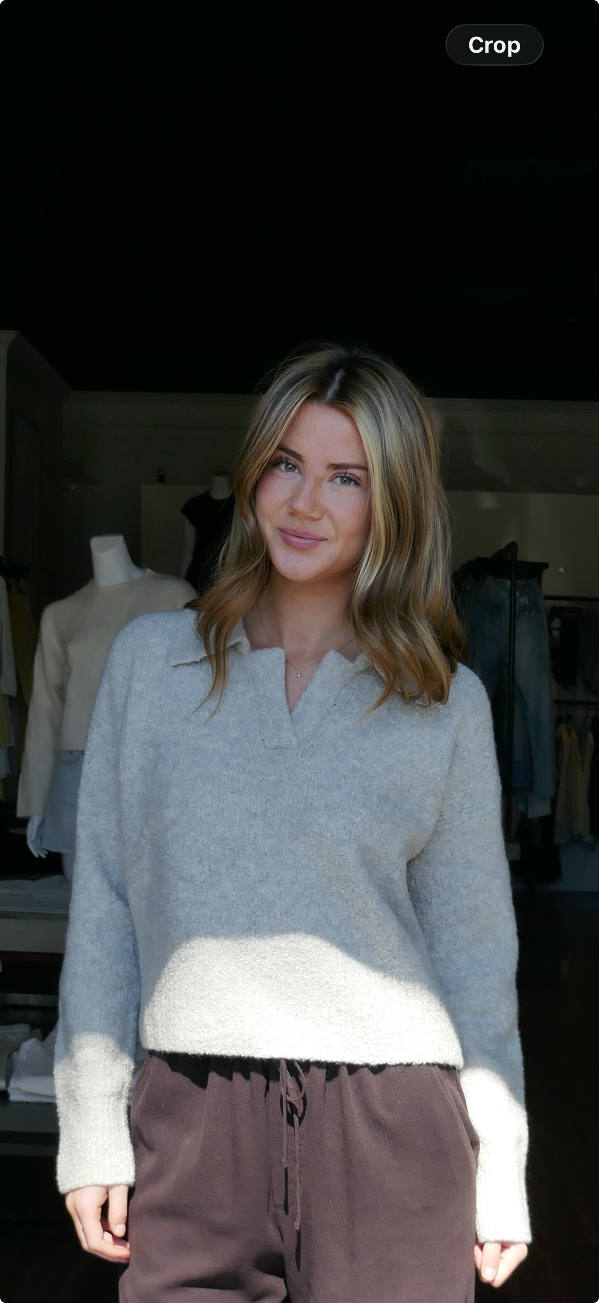 Karoline Relaxed Boucle - Foggy