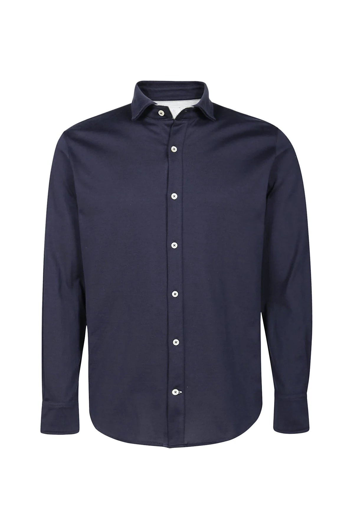 Button Up Jersey Shirt - New Blue