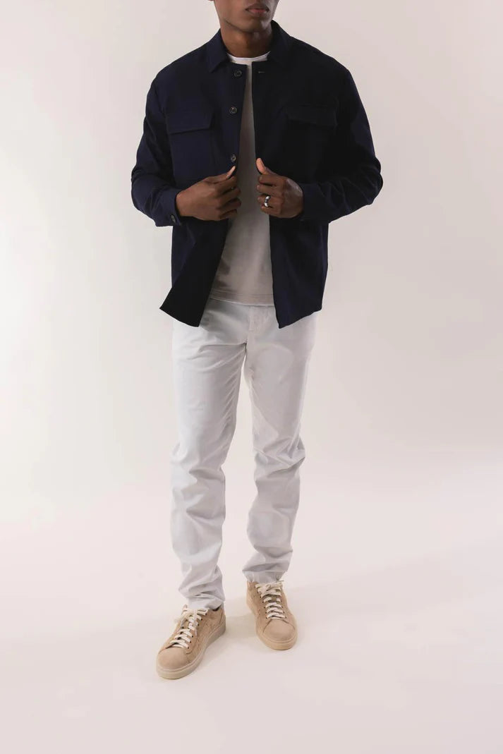 Button-up Shacket - Navy