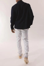 Button-up Shacket - Navy