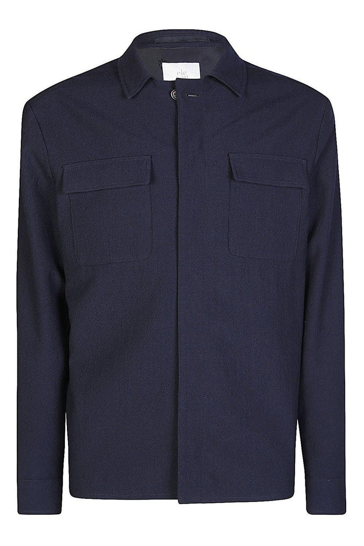 Button-up Shacket - Navy