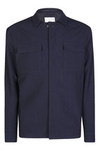 Button-up Shacket - Navy