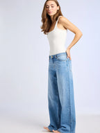 Lizzie Mid Rise Slouchy - Pacific