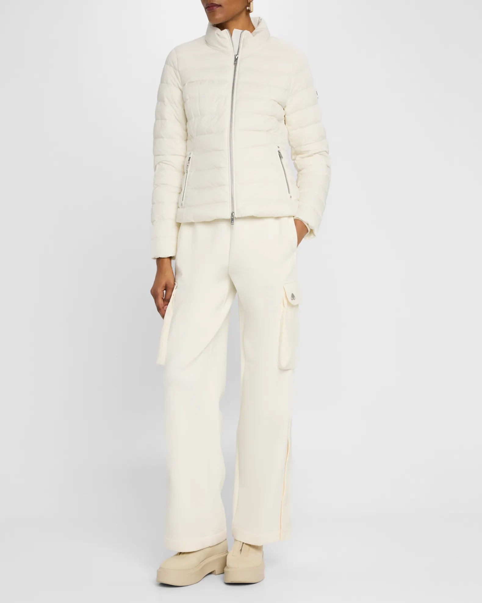 Gemma Air Down Puffer Jacket - Plaster