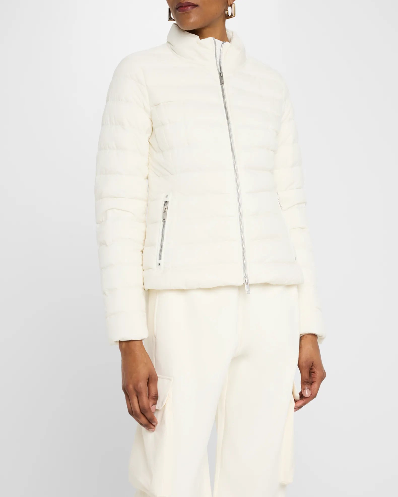 Gemma Air Down Puffer Jacket - Plaster