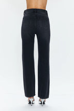 Cassie Super High Rise Straight - Pepper Vintage