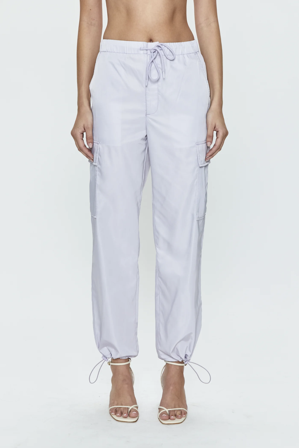 Jade Light Weight Cargo Trouser - Lilac Mist