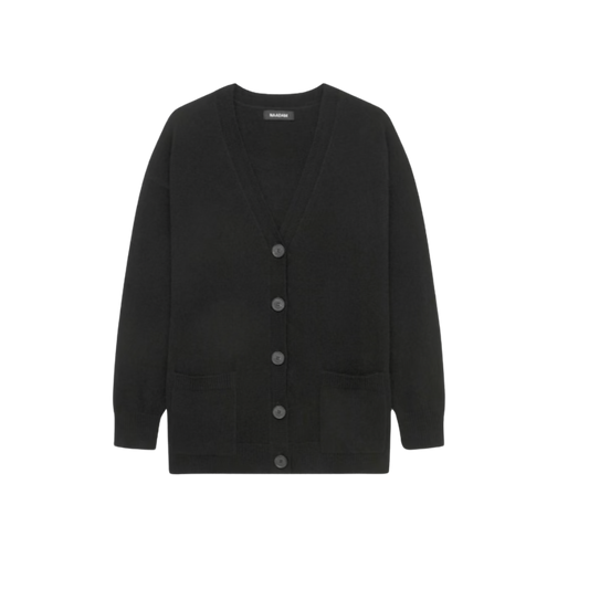 Boyfriend Cardigan- Black