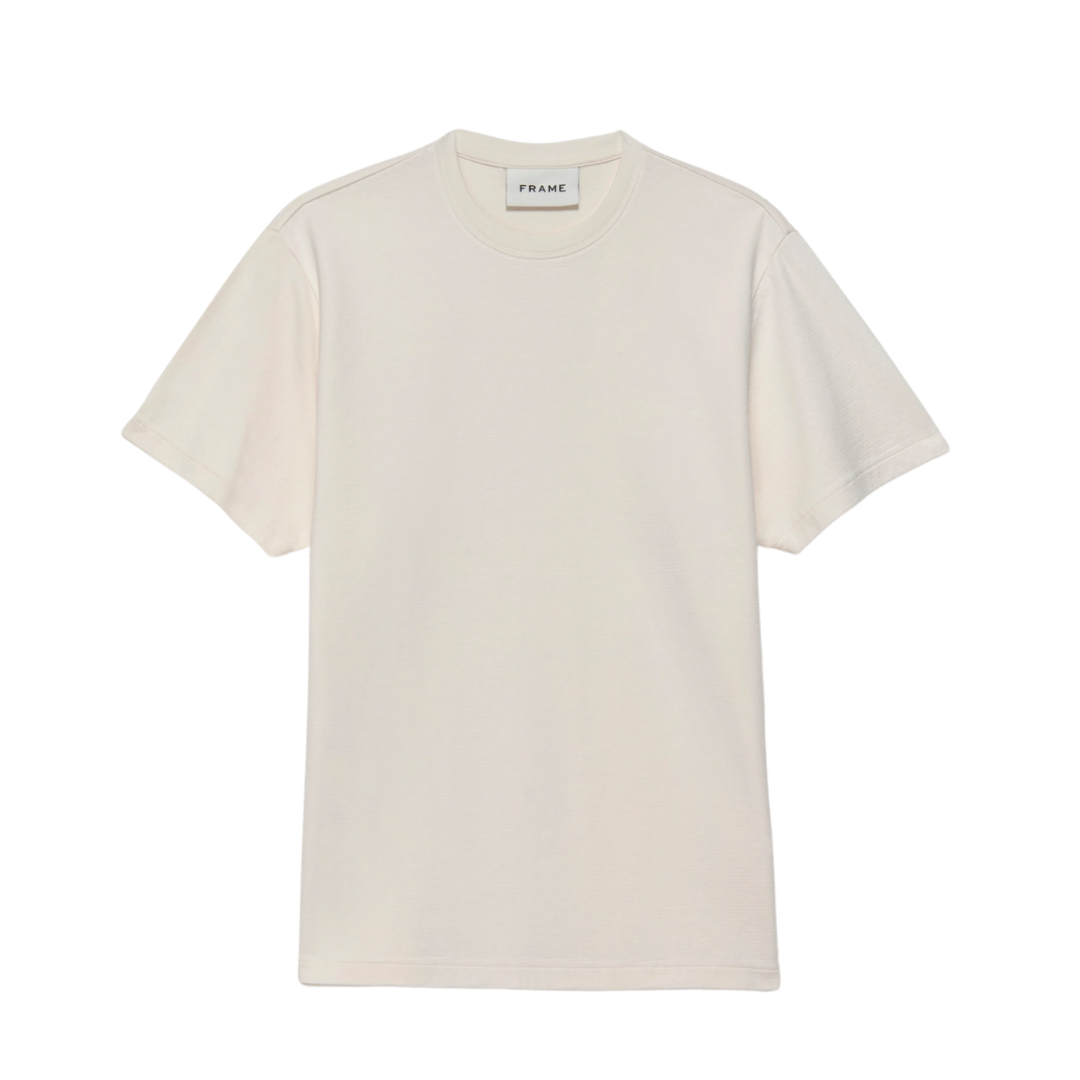 Duo Fold S/S Tee - White Sand