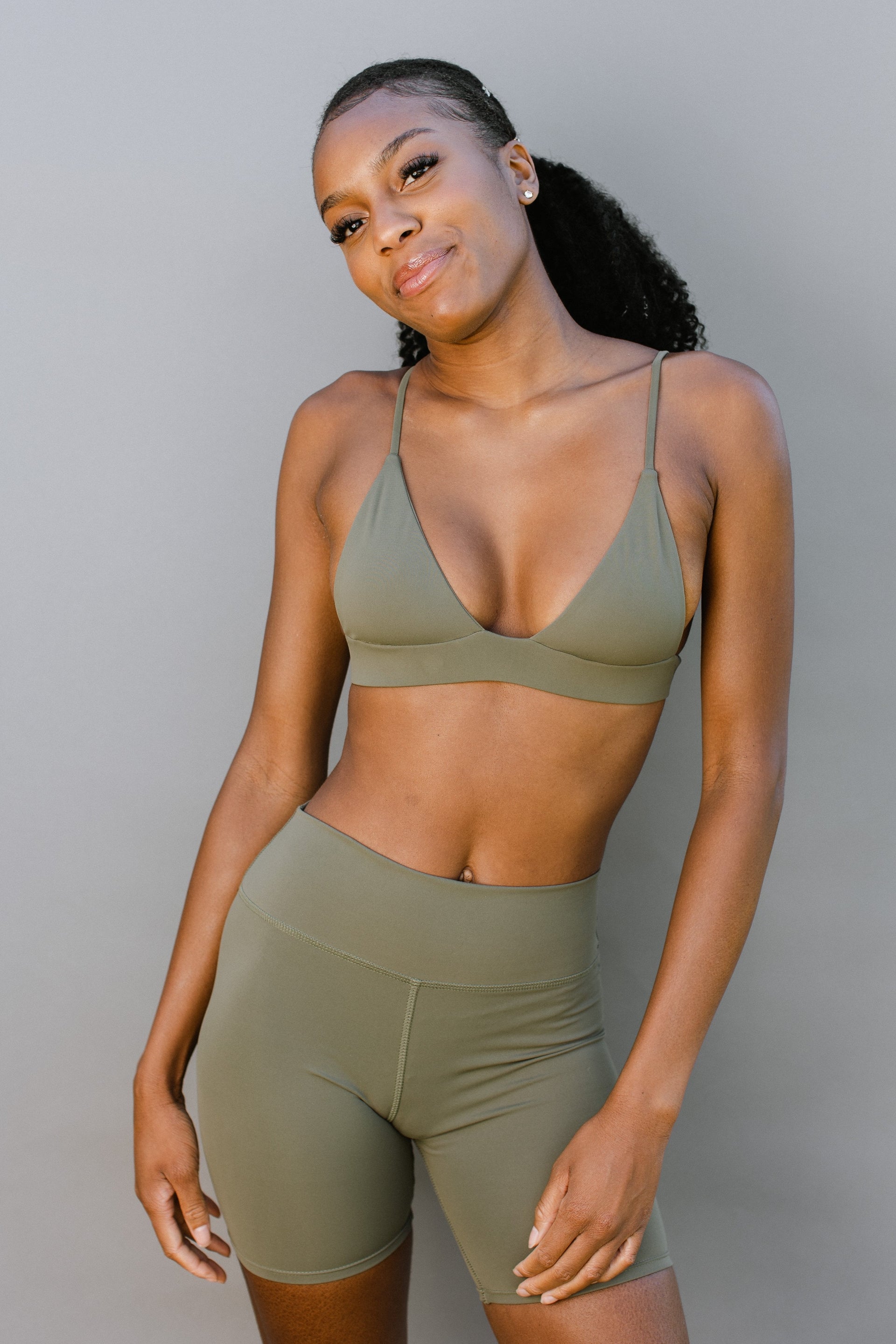 Bare Bra Top - Olive