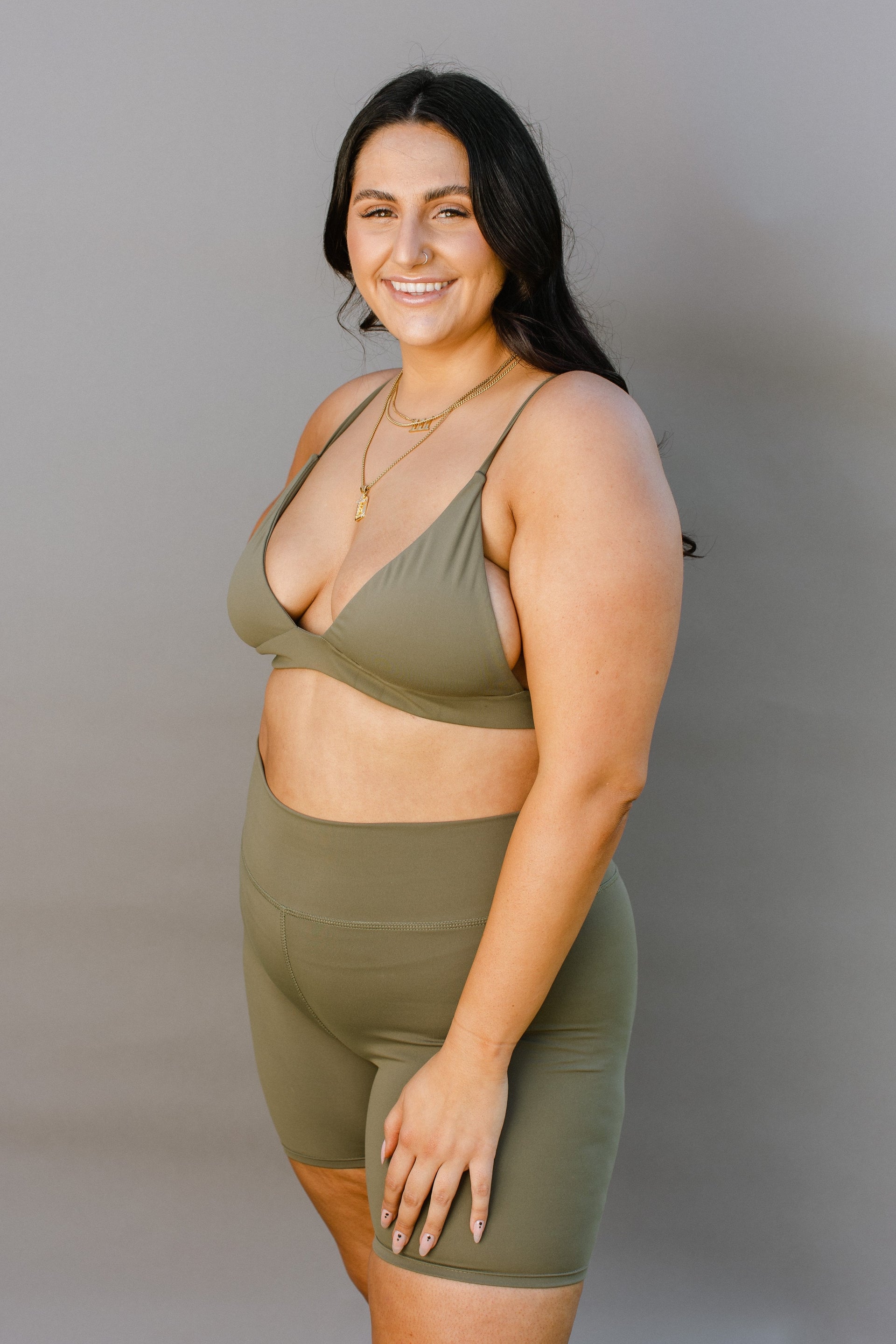 Bare Bra Top - Olive