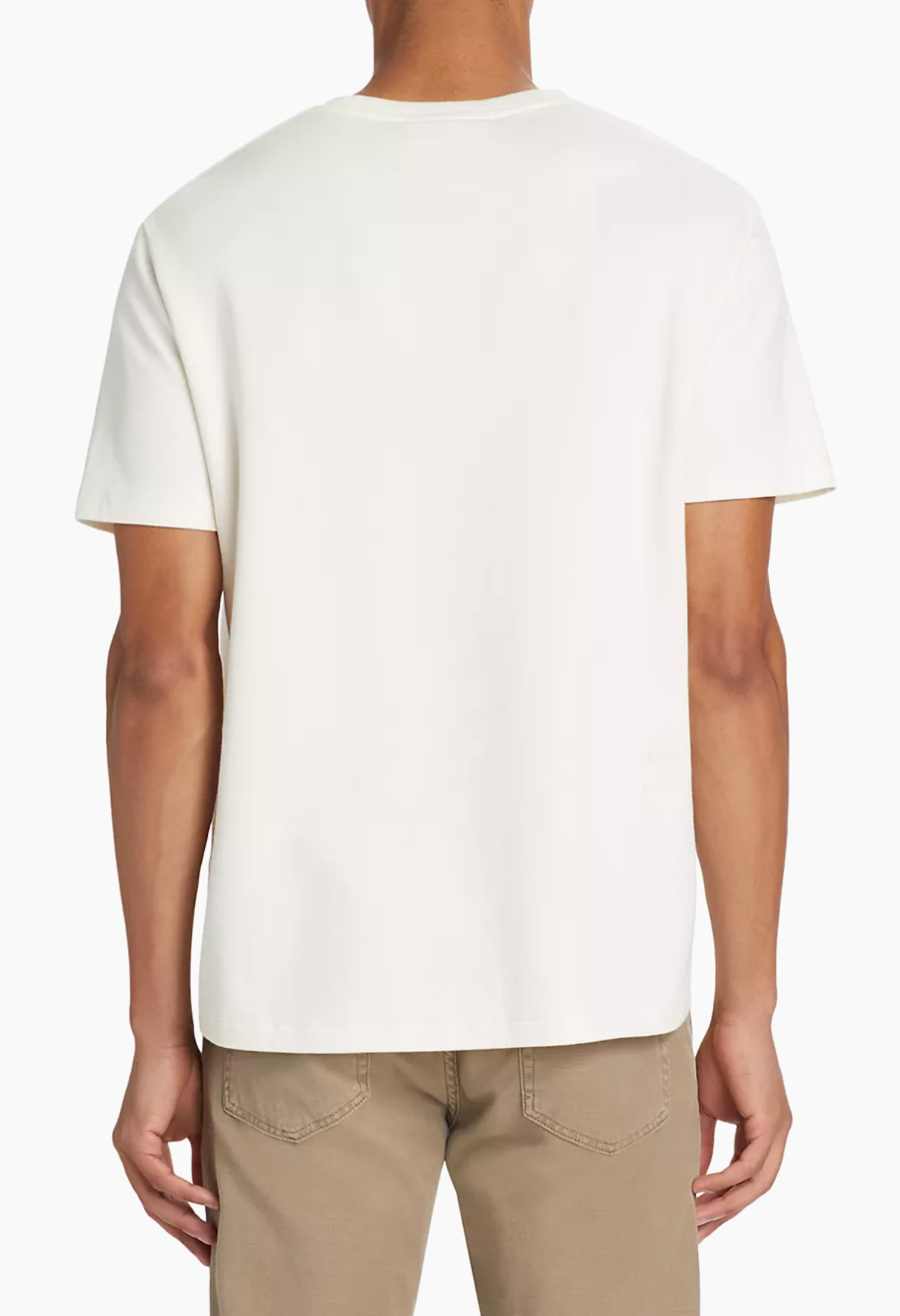 Duo Fold S/S Tee - White Sand