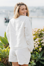 Keaton Tie Top-White