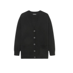 Boyfriend Cardigan- Black