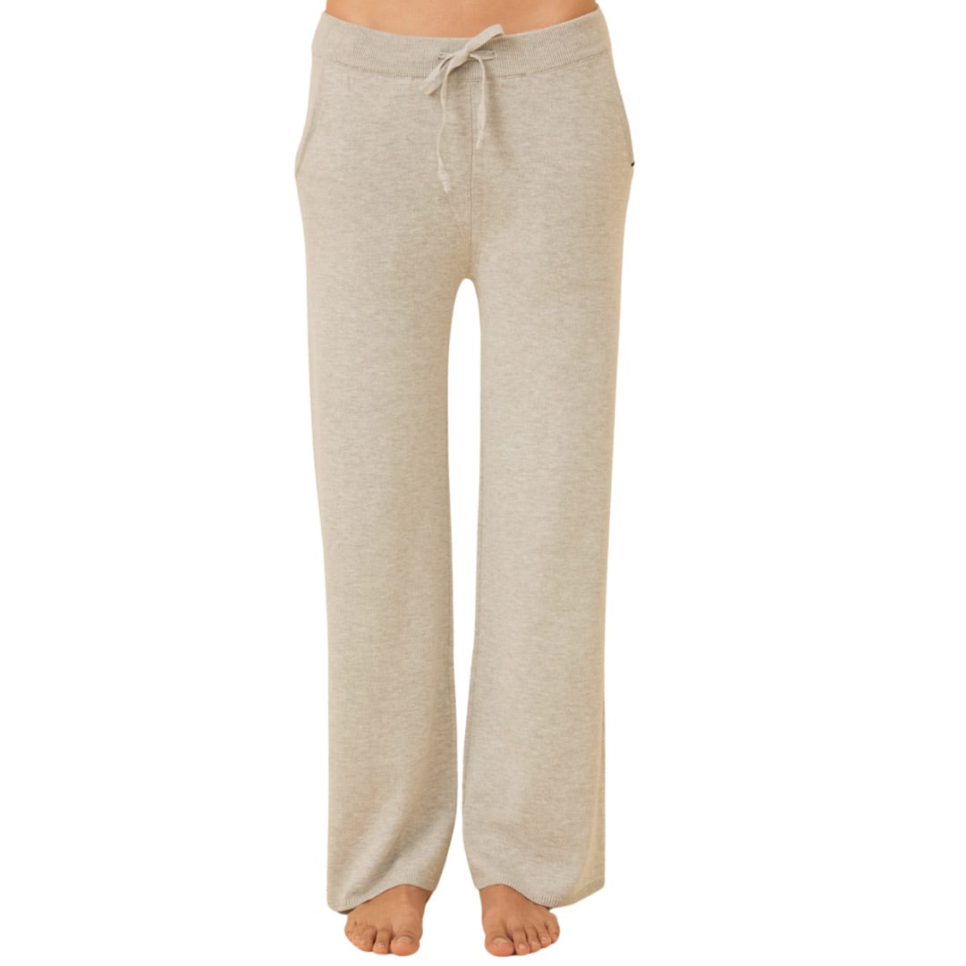 Bianca Cropped Pant - Heather Grey