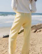 LAUREN LINEN PANT- YELLOW