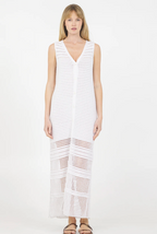 Andrea Sleeveless Dress - White