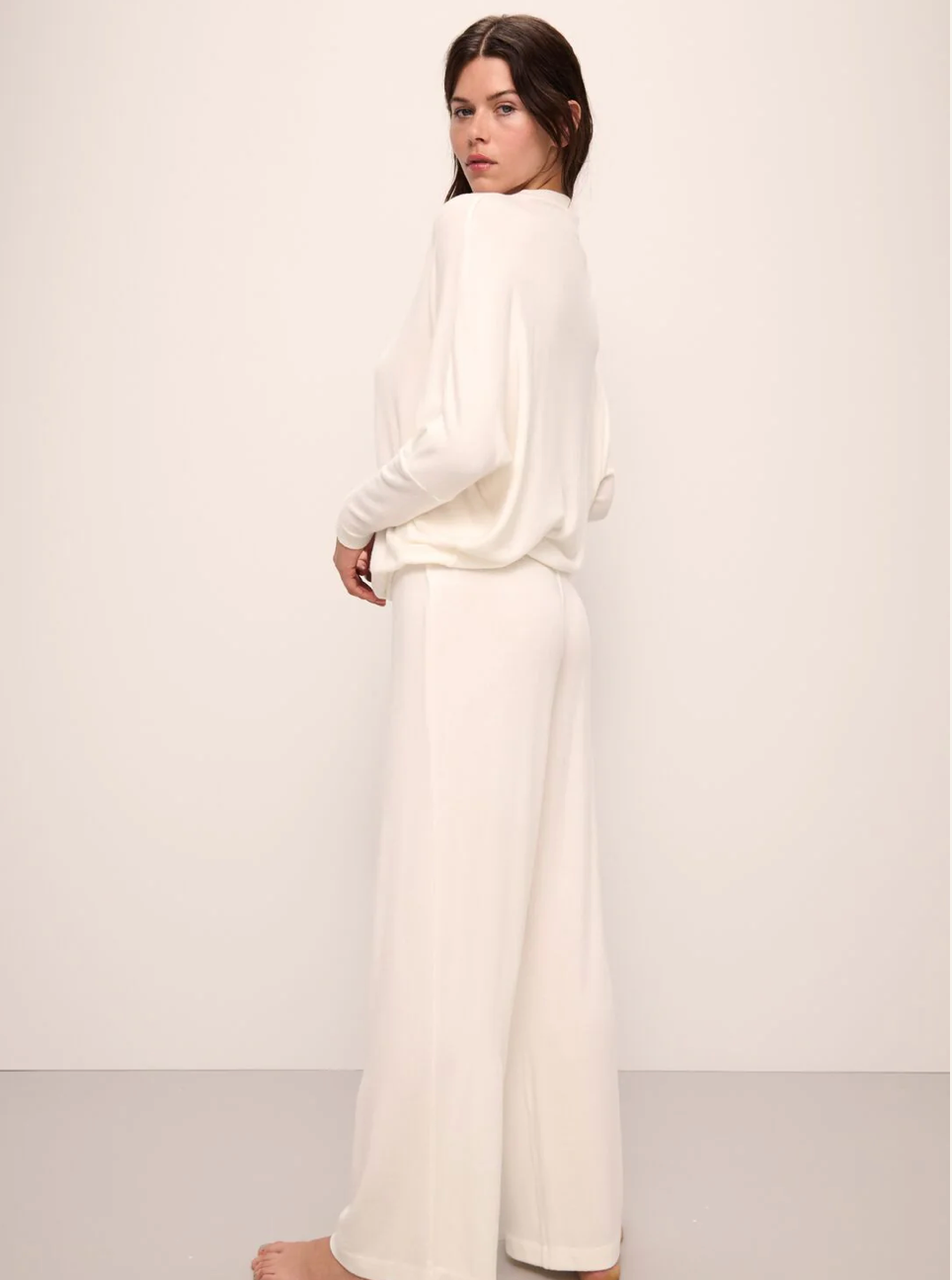 Cozy Time Wide Leg - Ivory