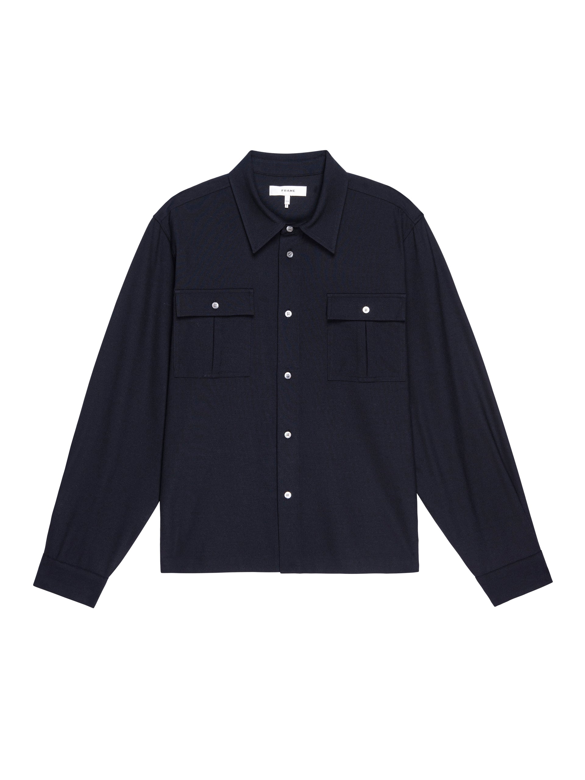 Classic Flannel Shirt - Dark Navy